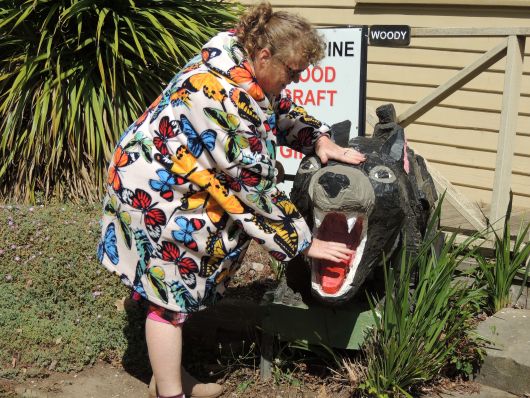 Marlene and Tasmanian Devil
